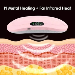 Ceinture de massage chauffante électrique intelligente à 3 vitesses, rechargeable, pour le soulagement des crampes menstruelles et les soins personnels – Produits électriques - Product Image 4