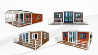 Studio conteneur isolé à double aile avec design style ferme et garantie de plus de 5 ans pour bureau à domicile ou espace de travail créatif en extérieur