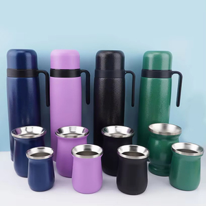 OEM doble pared de acero inoxidable <span class=keywords><strong>Yerba</strong></span> <span class=keywords><strong>Mate</strong></span> Cup Bombilla de paja al vacío en forma de calabaza de diseño para beber América Argentina <span class=keywords><strong>Mate</strong></span> Cup Set - Product Image 6