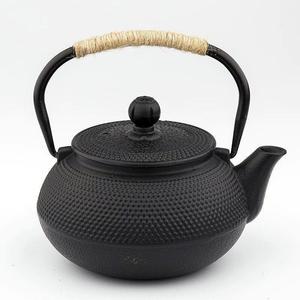 Factory Price Classic <strong>Tea</strong> <strong>Kettle</strong> 800ml Round Bead Point <strong>Cast</strong> <strong>Iron</strong> Enamel Teapot with Stainless Steel Filter - Product Image 1