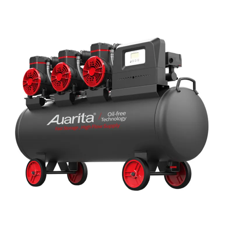 Auarita Oil Free 150L/min Máquinas de compresores de aire silenciosos Compresor de aire industrial 100 litros