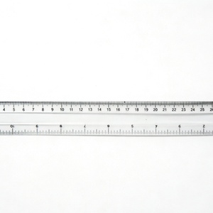 Regla de Plástico de 30 cm para Oficina, Regla Recta en Pulgadas para Mediciones Precisas, Regla de Medición de Doble Cara - Product Image 4