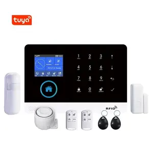 China Professionele Leverancier Wifi Tuya App Controle Set Draadloze Inbraakalarm Gsm Anti Inbraak Alarm Systeem