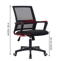 Échantillon Gratuit - Chaise de Bureau Innovante Lianfeng à Dossier Haut, Pivotante, pour Travail, Ordinateur et Visiteurs, avec Maille Respirante - Conception Personnalisée par le Directeur