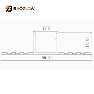 Prix usine 2025 – Profilé LED en aluminium 15x15 personnalisé pour plafonds en plaques de plâtre et gypse, idéal pour bandes LED - Product Image 5