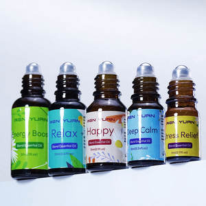 OEM/ODM Mezcla Orgánica Natural Aromaterapia Aceites Esenciales Roll on Masaje Perfume Aceite Esencial para Relax Sleep Clam - Product Image 1