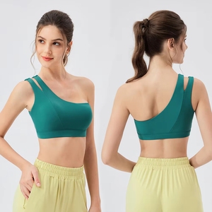 Soutien-gorge de sport asymétrique dos nu pour <span class=keywords><strong>femme</strong></span>, haute intensité, antichoc <span class=keywords><strong>et</strong></span> anti-vibration, idéal pour le yoga <span class=keywords><strong>et</strong></span> le sport – Meilleure vente - Product Image 5