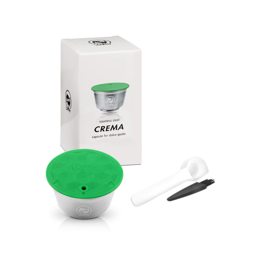 Capsule blanche individuelle + brosse cuillère