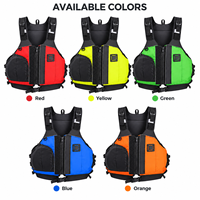 Gilet de sauvetage commercial pour rafting en eaux vives avec une flottabilité élevée de 150N, en Oxford 600D, pour le kayak, le sauvetage en rivière et les sports nautiques