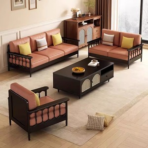 Mueble de <span class=keywords><strong>TV</strong></span> Moderno de Madera Maciza con Mesa de Centro para Sala de Estar, Apartamento Pequeño, Almacenamiento, 65 Pulgadas o Más, Muebles Nuevos de 2025 - Product Image 4