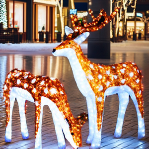 2024 Toprex decoración <span class=keywords><strong>de</strong></span> <span class=keywords><strong>Navidad</strong></span> al aire libre Led acrílico Reno <span class=keywords><strong>adornos</strong></span> para la venta - Product Image 1