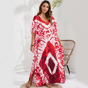 Assez de stock 2024 New Summer Bikini Cover Up Manches courtes Robes paréo de plage avec 38 motifs imprimés - Product Image 4