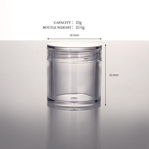 Botellas personalizadas de 10g Fabricación de plástico Tarro cosmético Envase cosmético Paquete Tarro de crema para mascotas - Product Image 3