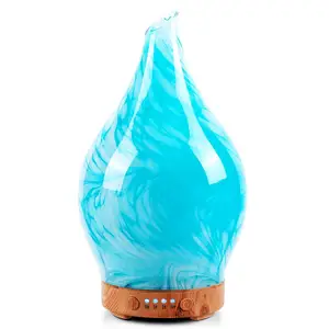 Huishoudelijke Hot Selling Top Difusor De Aromas De Vidrio 3d Glas Diffuser Groothandel 3d Diffuser Aroma Luchtbevochtiger Voor Hotel