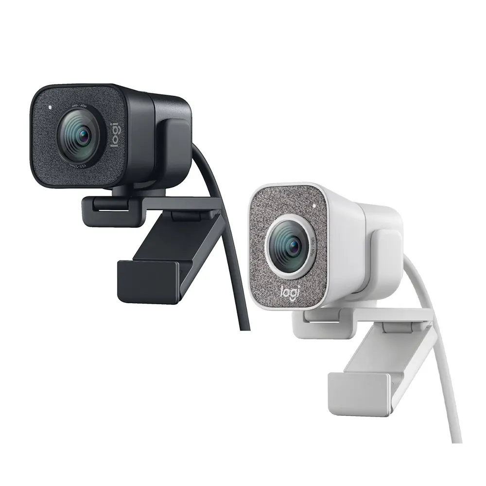 Logitech Streamen Cam Streamcam Wit Zwart Kleur Webcamera 60FPS USB-C Full Hd 1080P Dual Microfoon