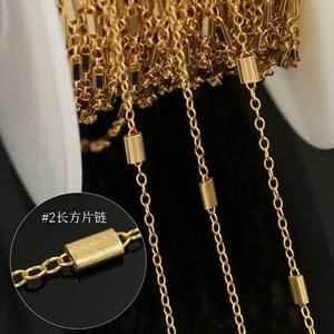 <span class=keywords><strong>E635</strong></span> Moda Nueva 14K Cadena Llena de Oro Permanente Gf Rodillo Cadena Joyería Cadenas Collar Fabricación - Product Image 4