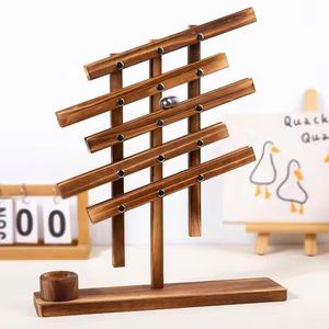 Adults Interactive Retro Party Family Table Board Game Balancing Strategy <b>Puzzle</b> Marbles - Product Image 1