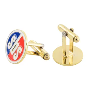 Wholesale Custom Metal Pin Enamel Cuff Links Luxury Suit Shirt Cufflinks Designer For Men Luxury