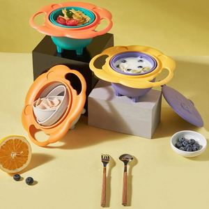 Assiette Gyro Anti-déversement Ancout pour Bébé, Bol d'Équilibre Rotatif à 360 Degrés, Assiette en Plastique pour Enfants, Stock Entrepôt - Product Image 3