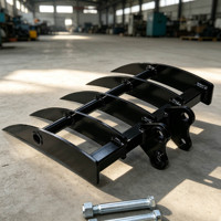 Rainbow RB Mini Excavator Paket Aksesori Lengkap Earth Auger Ditching Bucket Root Rake Quick Coupler-Garansi 1 Tahun 2.5 Ton