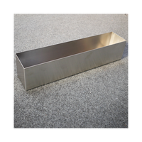 Jardinière en métal sur mesure en acier inoxydable, grande plaque de métal de différentes formes, pour l'extérieur, utilisée avec des fleurs/plantes vertes