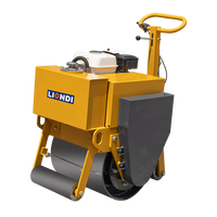 Mini-compacteur vibrant à tambour unique pour asphalte, livraison rapide, pour le compactage de fossés et de remblais