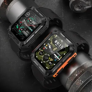 C20 Pro Smartwatch IP68 Ngoài Trời Thể Thao Phong Cách Bt Điện Thoại Quay Số Cuộc Gọi Câu Trả Lời Cuộc Gọi 380 MAh Dài Tuổi thọ pin - Product Image 5