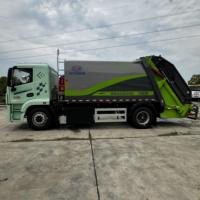 Nouveau camion compacteur de déchets électrique Dongfeng 4x2 avec station de transfert des déchets à moteur EV