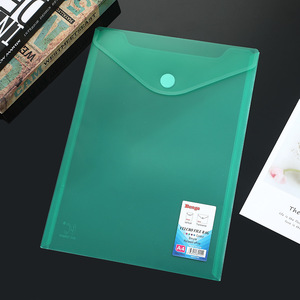 Bán buôn PP trong suốt A4 tập tin văn phòng túi với cho Velcro Fastener lưu trữ không thấm nước Túi Hợp Đồng Trong Kho màu - Product Image 6