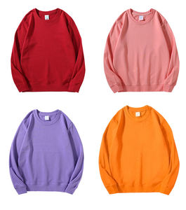 Xinrunjin logotipo personalizado cuello redondo sudaderas niños eventos corporativos marca Unisex lavado ácido peso pesado algodón Deporte Sudaderas con capucha - Product Image 4