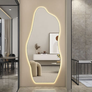 Vente en gros de miroirs de corps entier rétroéclairés multifonctionnels sans cadre de forme irrégulière à fixer au mur pour salles de bain et salons - Product Image 1