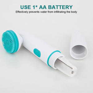 Cepillo de limpieza facial eléctrico 3 en 1, resistente al agua, giratorio, automático, para hacer burbujas, cepillos de lavado de cara, exfoliante - Product Image 5