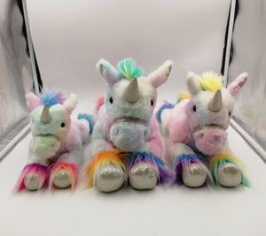 ขายส่ง Oem/odm โรงงานผ้าฝ้ายที่กำหนดเองนุ่มยัดไส้สัตว์ยูนิคอร์นตุ๊กตาของเล่น14.5นิ้ว L - Product Image 3
