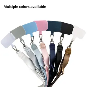 Niedliches Handy-Umhängeband, gewebter Riemen, Handyhülle zum Umhängen, stabiler, langlebiger, kurzer Clip mit Kleberückseite - Product Image 2