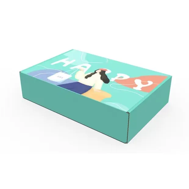 맞춤형 개인 브랜드 상자 화장품 선물 포장 보관 상자 의류 신발 배달 골판지 우편물 종이 상자