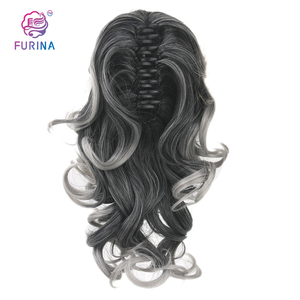 Bionda ondulata Lunga <span class=keywords><strong>coda</strong></span> di <span class=keywords><strong>cavallo</strong></span> estensioni dei <span class=keywords><strong>capelli</strong></span> clip di artiglio in <span class=keywords><strong>coda</strong></span> di <span class=keywords><strong>cavallo</strong></span> pezzi di <span class=keywords><strong>capelli</strong></span> per le donne bianche - Product Image 3