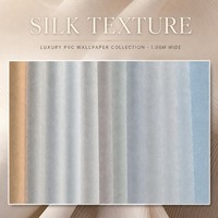 Papier peint 3D gaufré en PVC imperméable à texture de soie moderne, à coller, pour salon, chambre à coucher, décoration intérieure