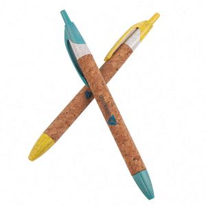 Advertising Ballpoint Pen Eco Friendly Recycled Paper Wheat Straw Pen - Product Image 5