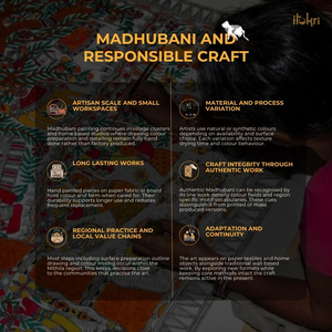 Madhubani Handpainted Handmade Paper Diaries Heritage Art Set of 3 <b>Journals</b> for <b>Writing</b> & Sketching - Product Image 6