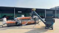 Machine de granulation de plastique de 500 kg, ligne de granulation PP PE ABS, granulateur haute capacité pour le recyclage du plastique