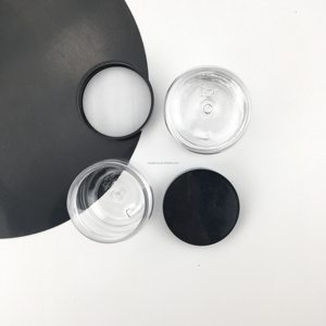 Biểu Tượng Tùy Chỉnh PP Đen Vít Cap Vòng 50G Mini Rõ Ràng Pet Dày Tường Jar Mắt Kem <span class=keywords><strong>Container</strong></span> Trắng Heavyweight Jar - Product Image 4