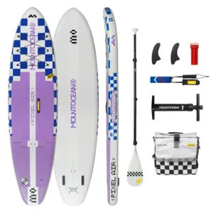 2024 Oem Dual-Layer Duurzame Opblaasbare Stand-Up Paddleboarding Board Goede Waarde Outdoor Sportuitrusting Tegen Groothandelsprijs