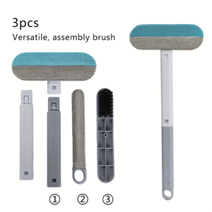 4 in 1 Reusable Multifunctional Cat Dog Hair Removal Brush Double-Sided Pet Hair Remover for Carpet Furniture <b>Sofa</b> Bed - Product Image 2
