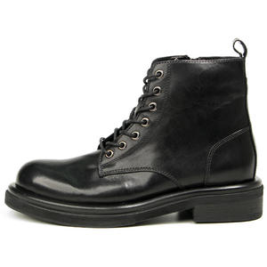 Botas de Cuero para Hombre, Primavera, Verano, Otoño, Invierno, Estilo Vintage, Suaves y Transpirables, Color Sólido, Botas Chukka Modernas hasta el Tobillo - Product Image 5