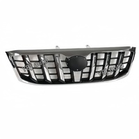 Accessoires de voiture YBJ 2005-2008 pour Hilux Vigo Grille avant chromée Grille de pare-chocs avant Rétrofit Mise à niveau Matériel plastique