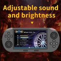 Console de jeu portable SF3000 avec écran de 4,5 pouces, lecteur de jeux vidéo et musique, manette OTG intégrée, cadeau de Noël pour enfants