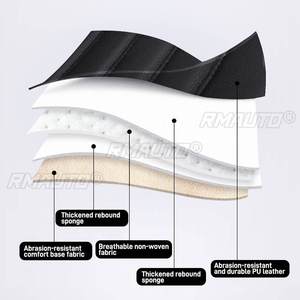 Funda para Asiento de Coche, Protector de Asiento de Automóvil, Cojín de Asiento, Funda de Asiento de Coche, Cojín de Silla, Alfombrilla de Cuero PU, Almohada de Coche, Reposacabezas - Product Image 4