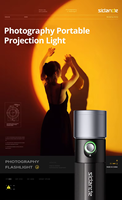 VFC10 10W lampe de poche pour vidéographie quatre couleurs pour la photographie lumière de remplissage 1/4 ''fil caméra support Cage éclairage photographique