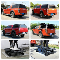 Vente en gros usine : Hardtop en aluminium pour pick-up, couvercle de benne, coque de camping pour Toyota Hilux/Ford Ranger/Tacoma 2016-2026 de 5.0 pieds