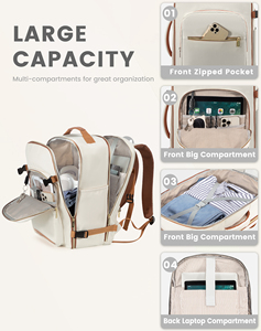 LOVEVOOK Borsa da Viaggio Multifunzionale alla Moda, Grande 40L, Set da 4 Pezzi, Zaino da Viaggio Outdoor Alla Moda per Donne - Product Image 3